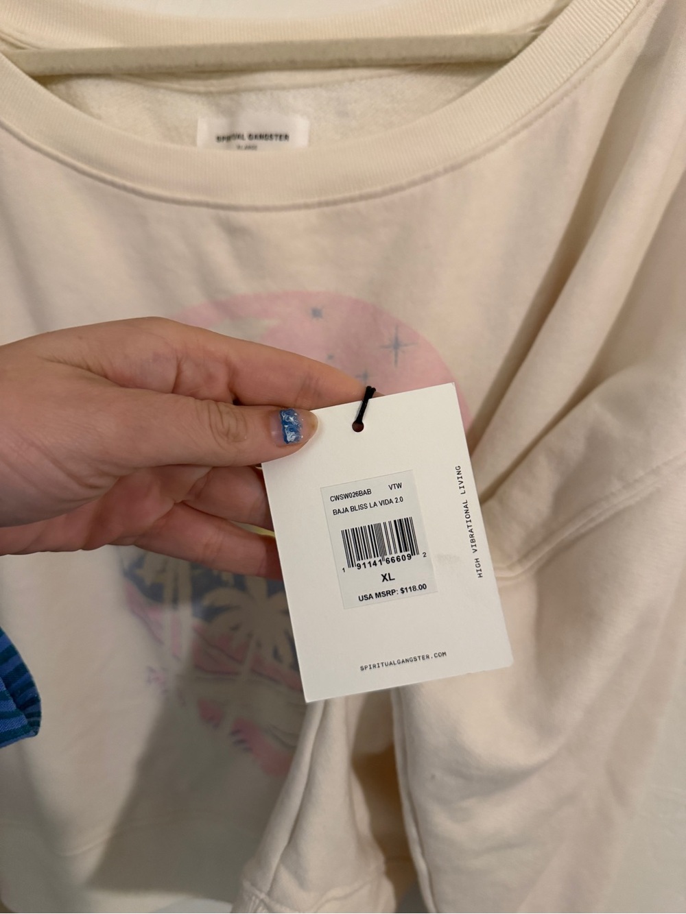 NWT Anthropologie Spirtual Gangster La Vida Pullover - Picture 5 of 6